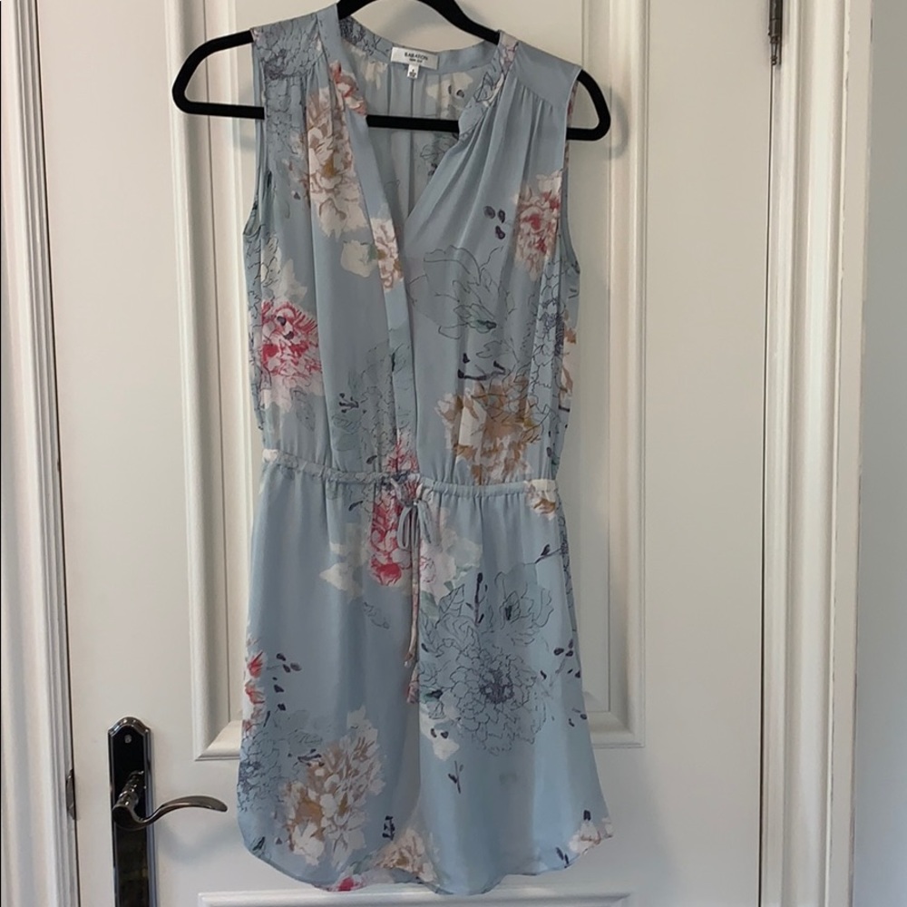 Ladies silk Babaton floral dress (size small)